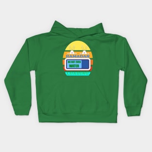 RAMADAN LOADING NOT EVEN WATER-BUNNY Kids Hoodie